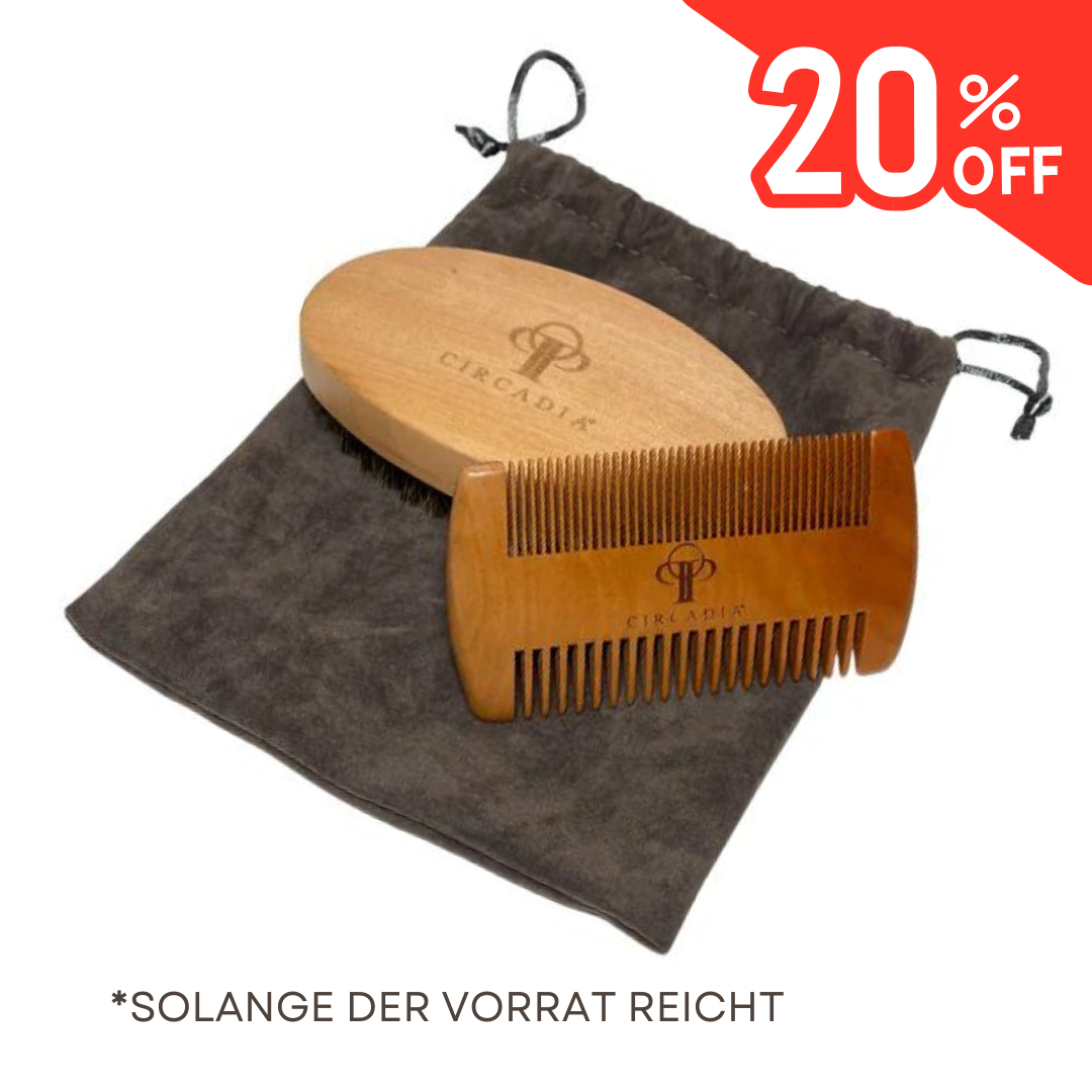 Circadia - Beard Brush Comb Man